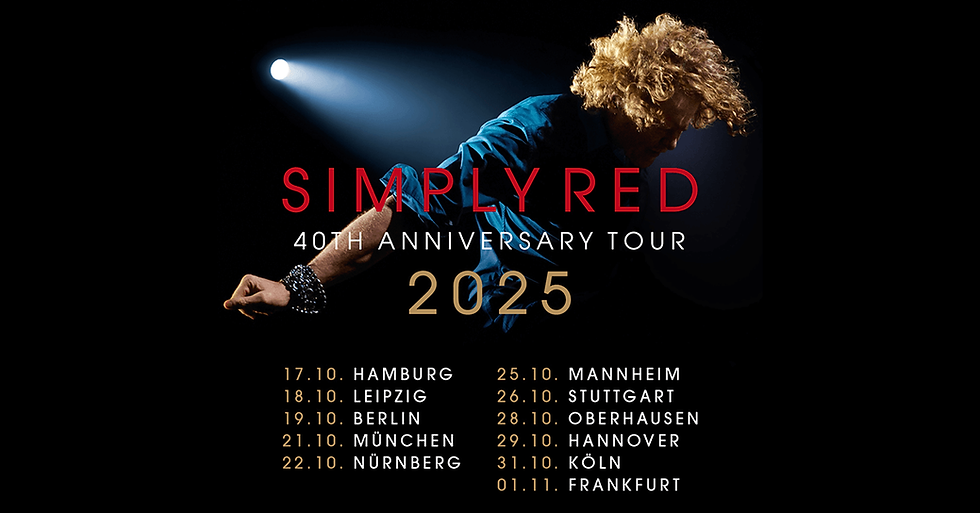 Tourplakat Simply red