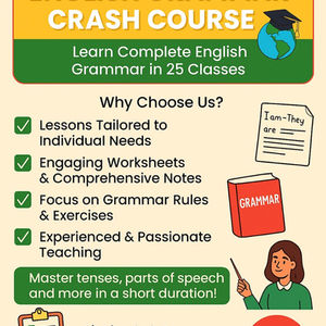 English Grammar Course Advertisement