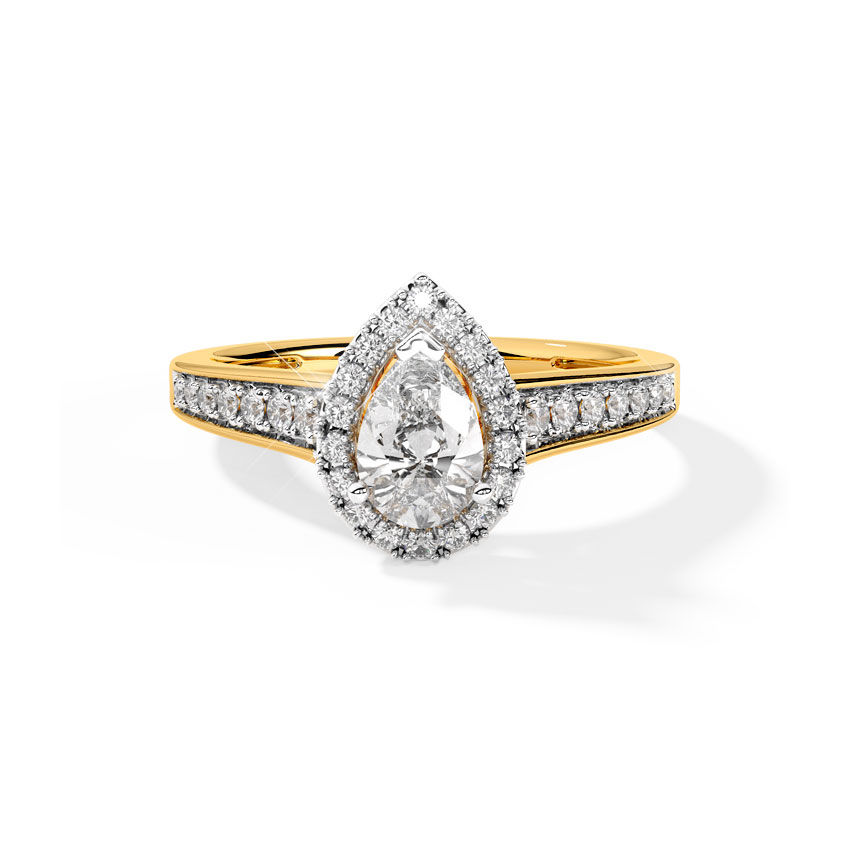 Pear Cut Diamond Ring