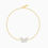 Thumbnail: Open Butterfly Diamond Bracelet
