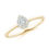 Thumbnail: Pear Cut Diamond Ring