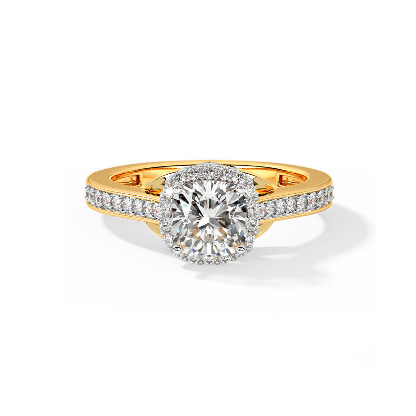 Crown Solitaire Diamond Ring
