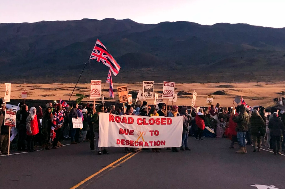 Protests in Hawai'i over Thirty Meter Telescope