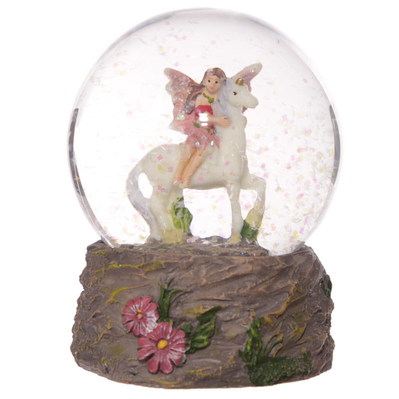 Thumbnail: Fairy unicorn snow globe