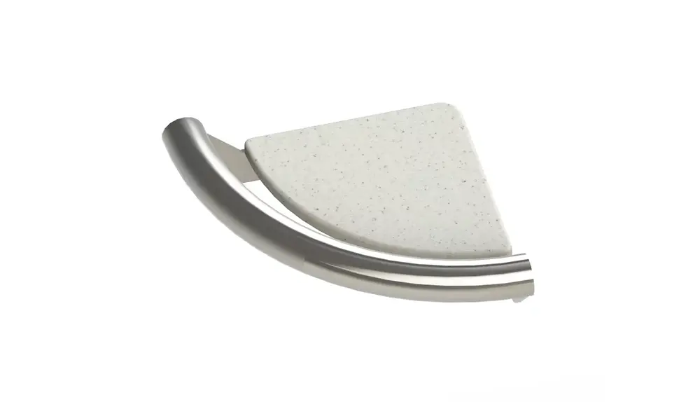 Thumbnail: Corner Shelf And Grab Bar
