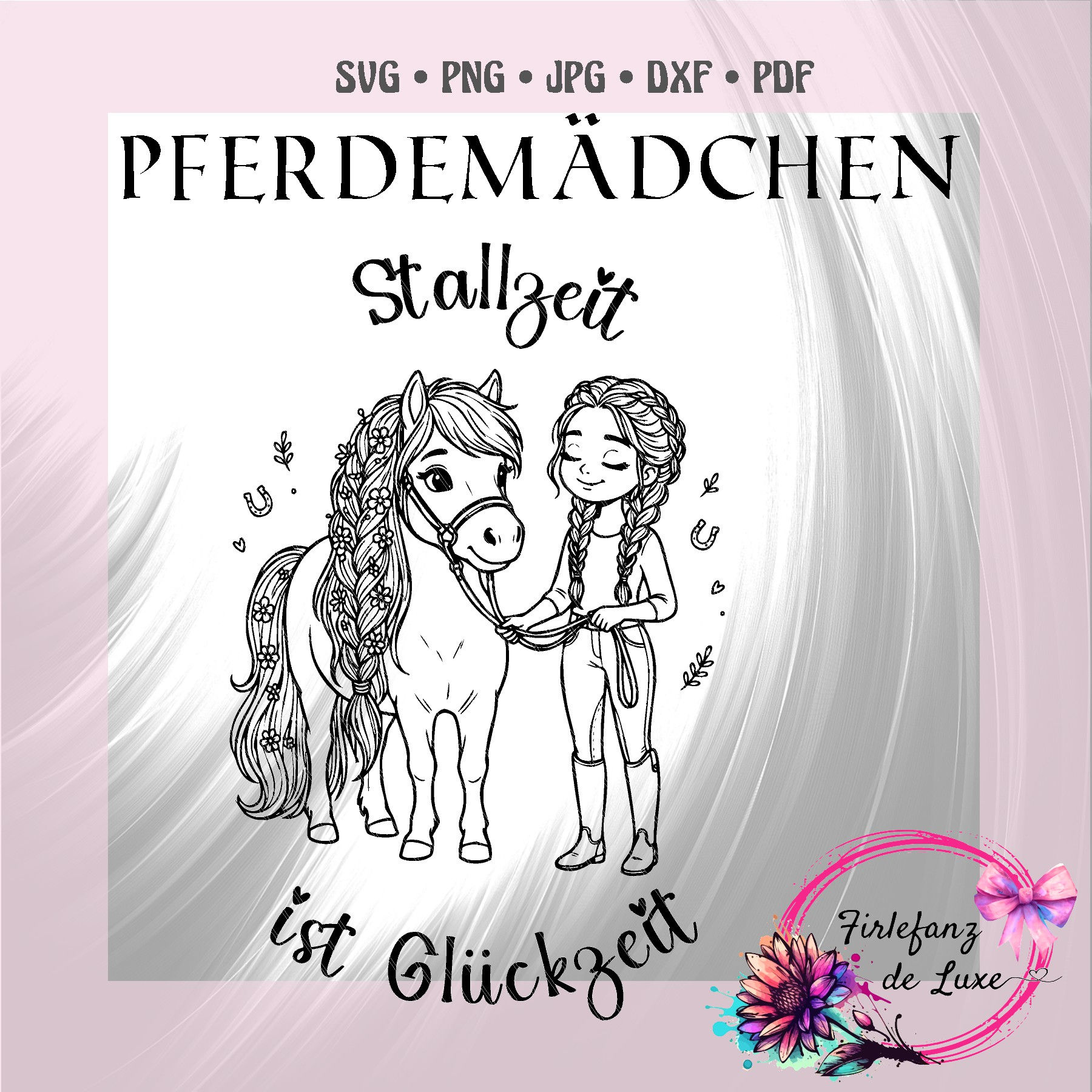 Pferdemädchen Stallzeit