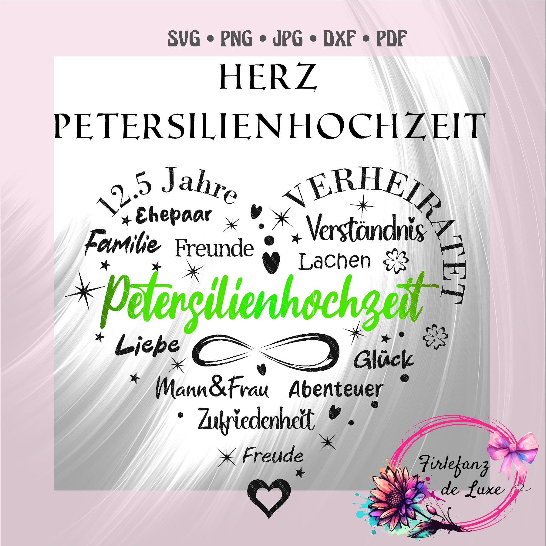 Herz Petersilienhochzeit