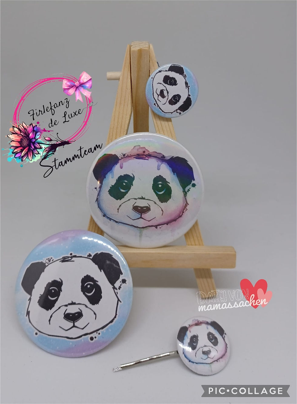 Miniaturbild: Panda Watercolour - Plotterdatei