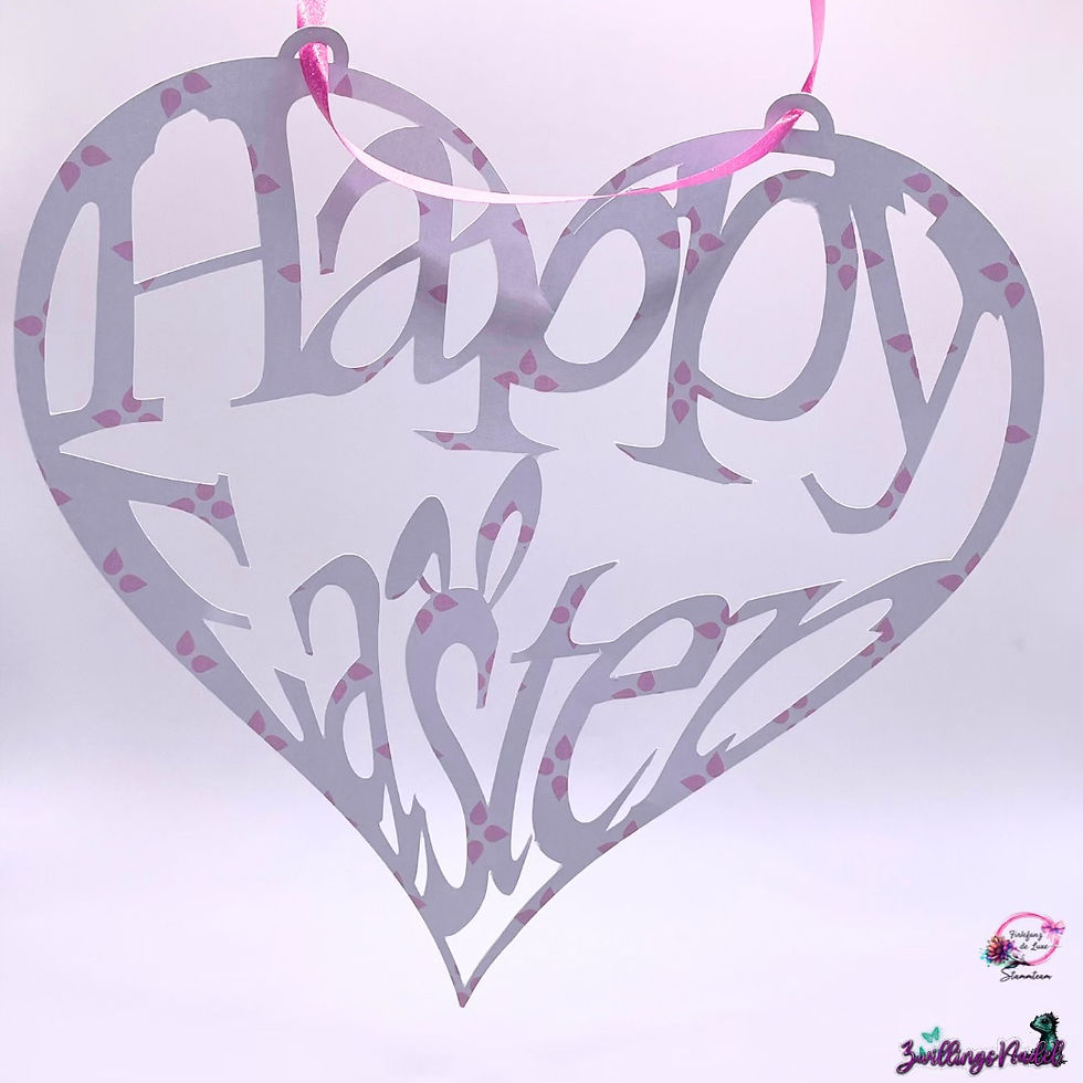 Miniaturbild: Fenster-/Türdeko Happy Easter Laserdatei