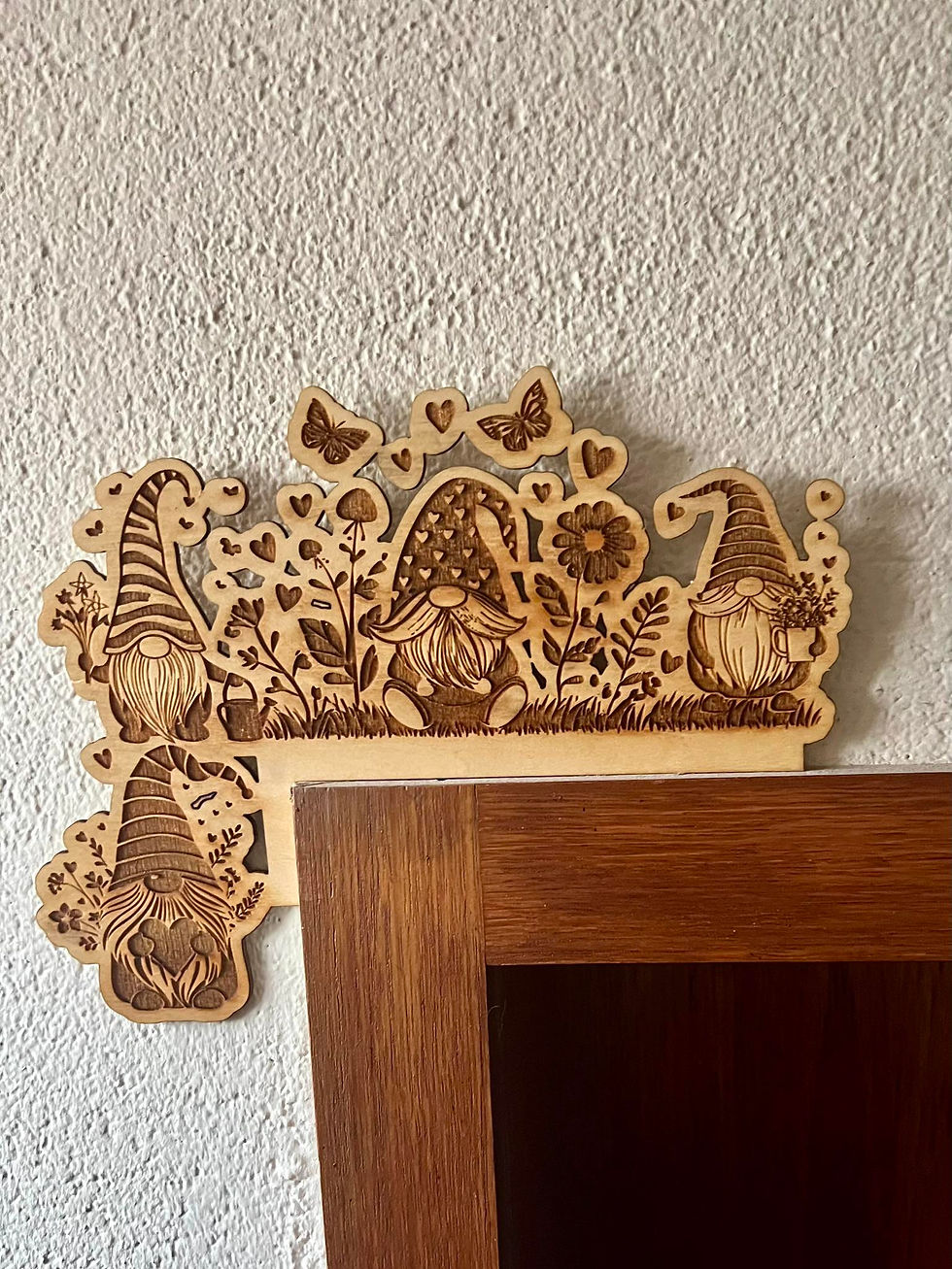 Miniaturbild: Frühlingswichtel Türhocker als Laserdatei