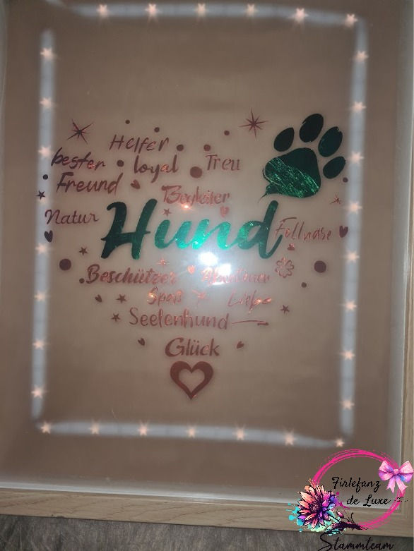 Miniaturbild: Herz Hund - Laser- und Plotterdatei