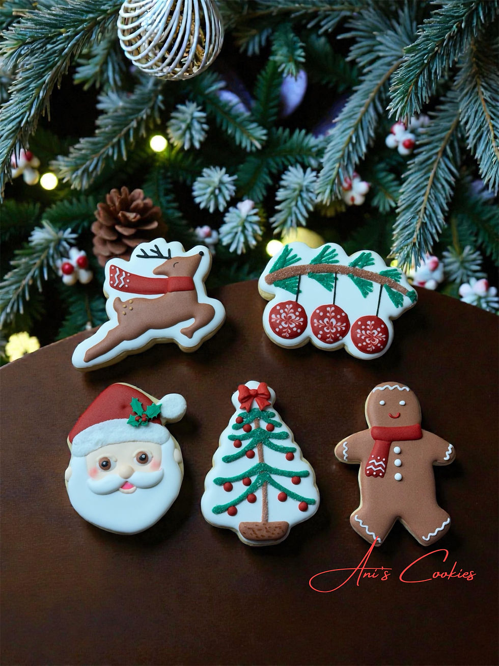 White Christmas 5 stuks