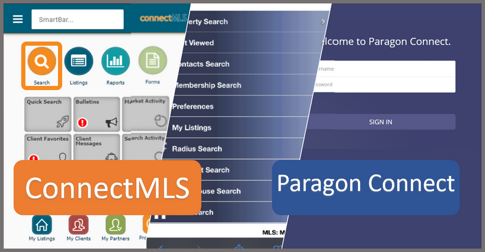 ConnectMLS, Paragon Mobile, Now Paragon Connect!