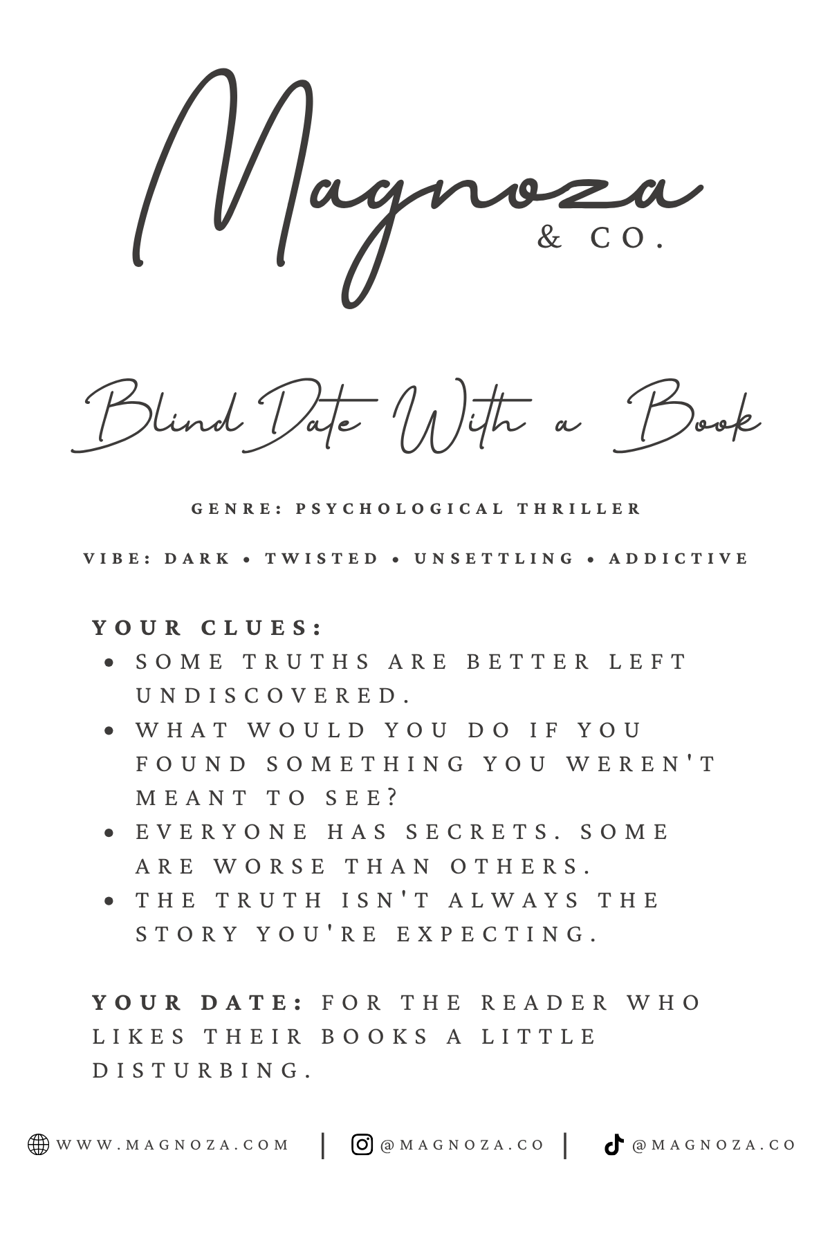 Some Secrets Stay Buried - Blind Date #003