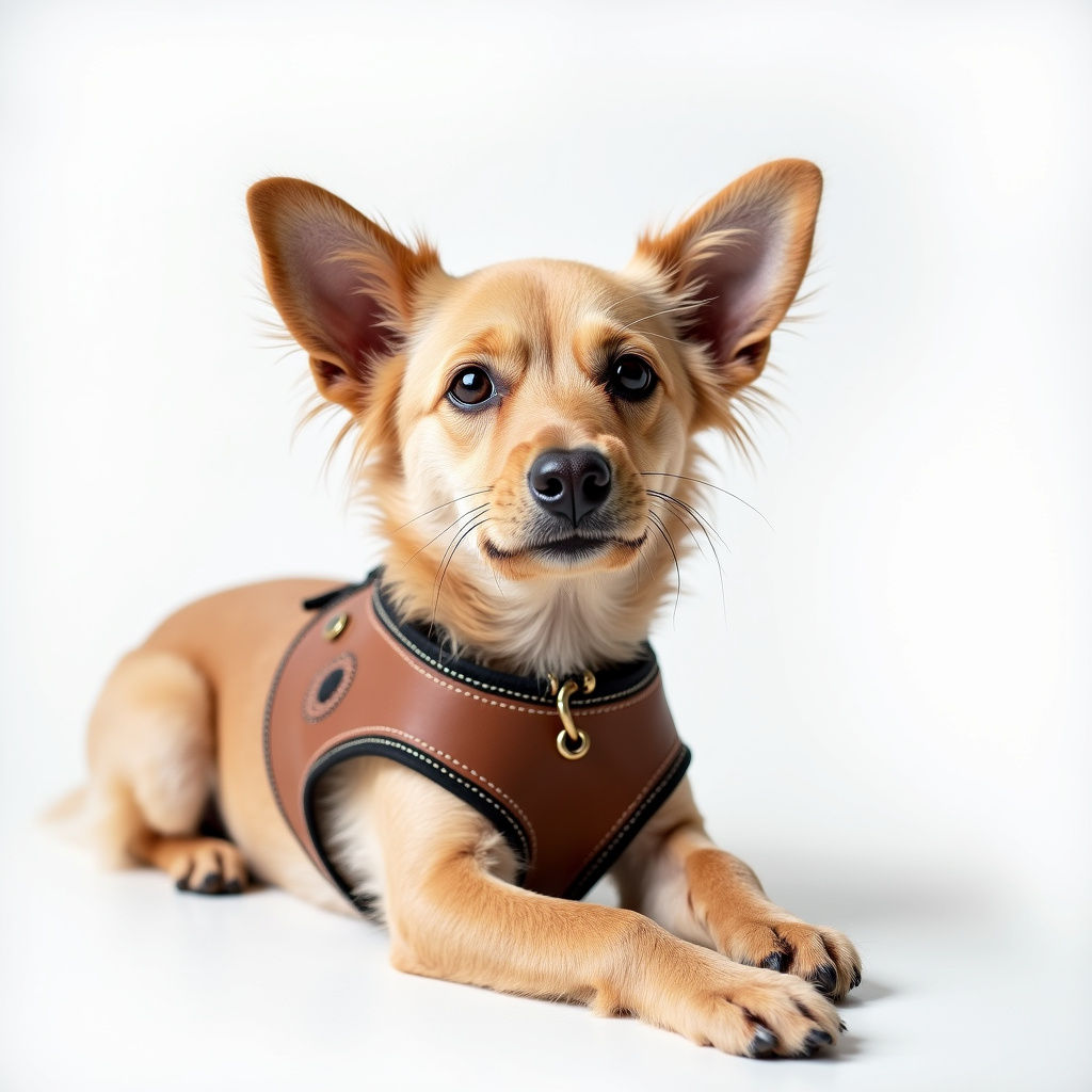Vegan Leder Hundegeschirr