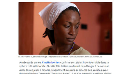📰CINEHORIZONTES DANS LE JOURNAL LA PROVENCE