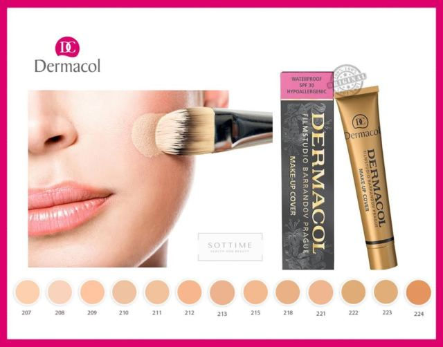 Miniatura: Maquillaje Dermacol make up cover film studio barrandov prague 13 tonos