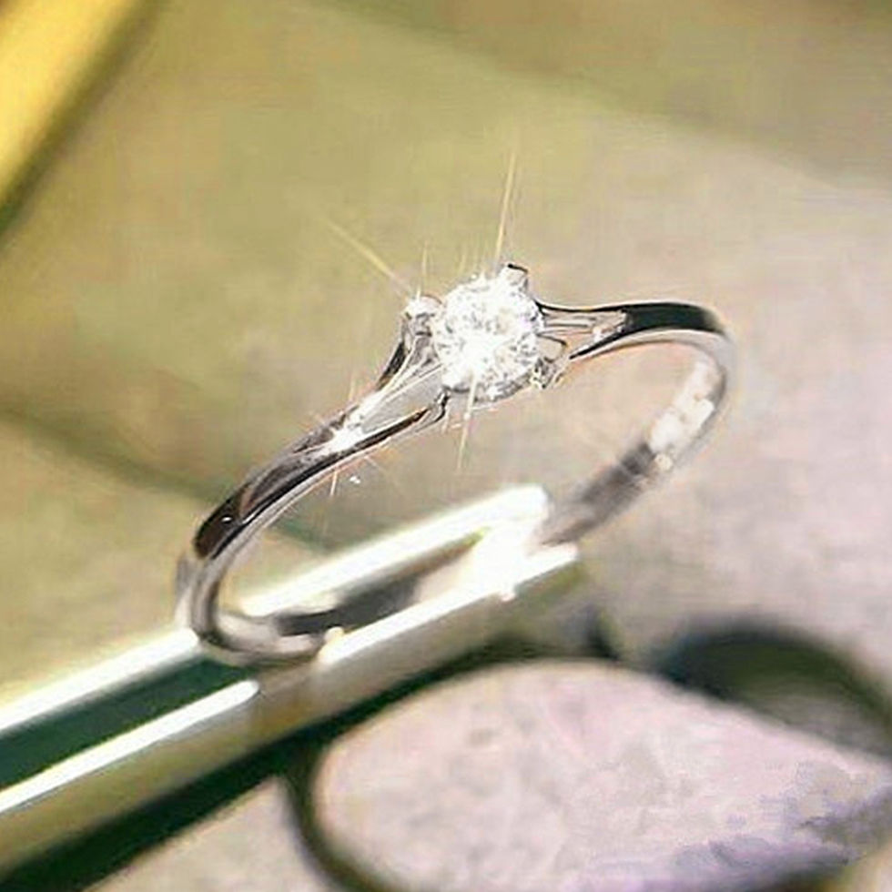Thumbnail: Aurora Solitaire Ring