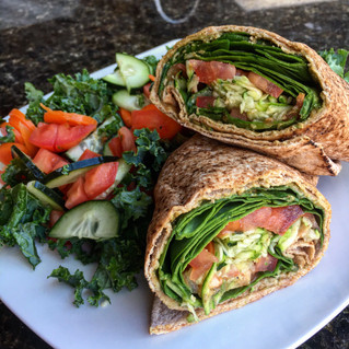 Spinach Avocado Wrap