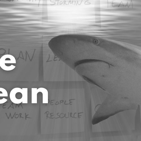 שותים קפה על האוקיינוס הכחול