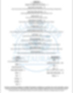 Brunch menu at Sugar Water