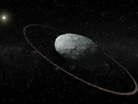 Occultation by the dwarf planet Haumea
