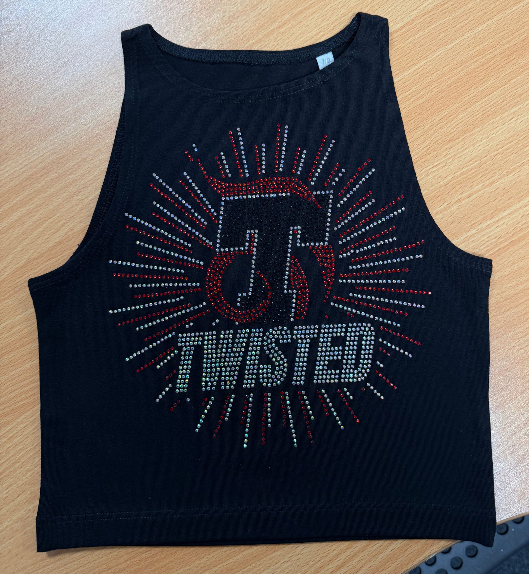 Burst Bling Crop Top CHILD