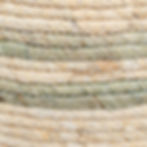 Thumbnail: Better Homes & Gardens Natural Maize Colored Stripe Basket, Green, Large