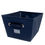 Thumbnail: Set of 2 Large Canvas Bin, Blue