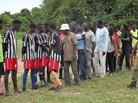Chief Shezongo Graces the KRF Football Tournament