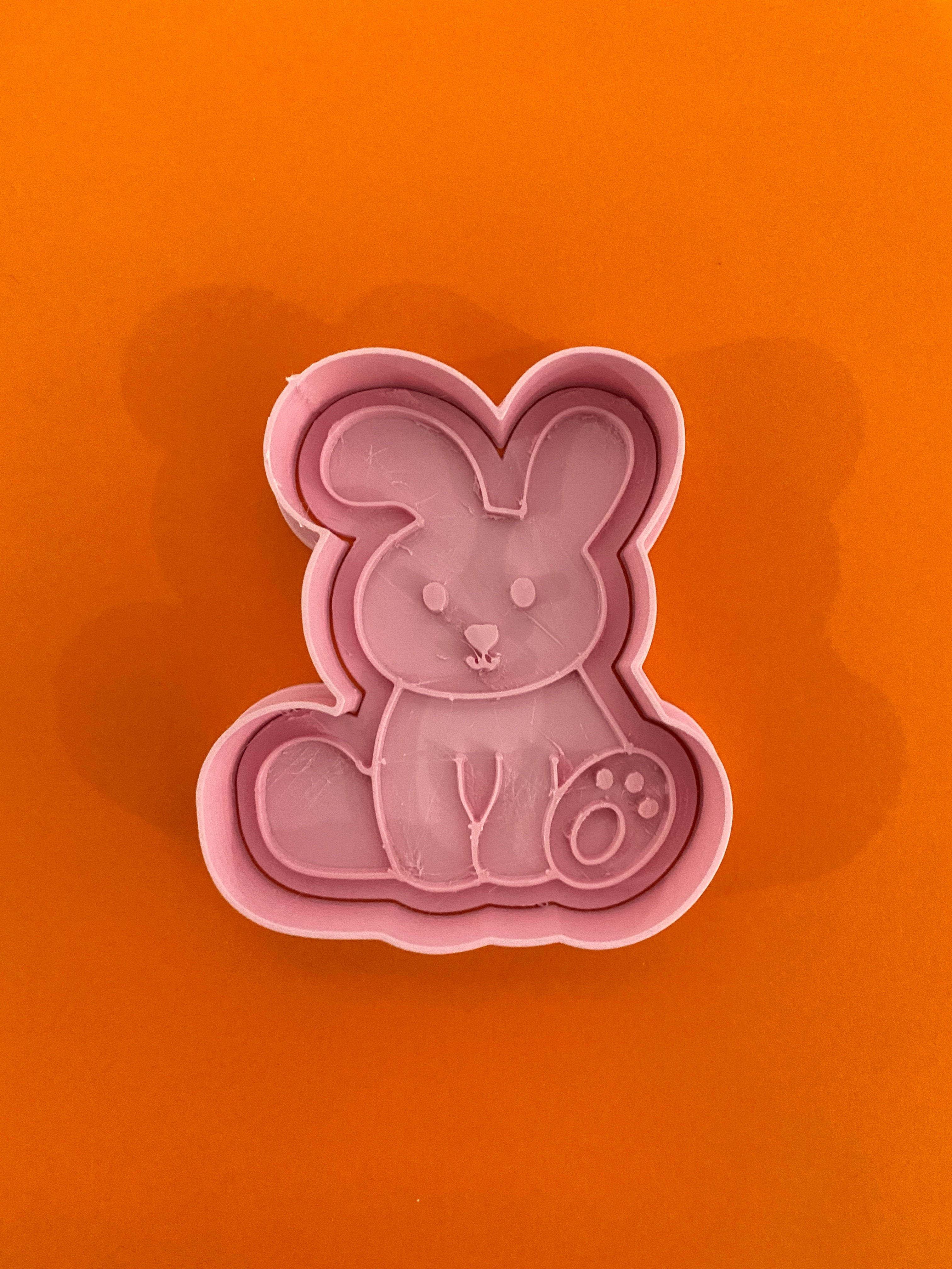 Cortador con Sello Conejo Sentado