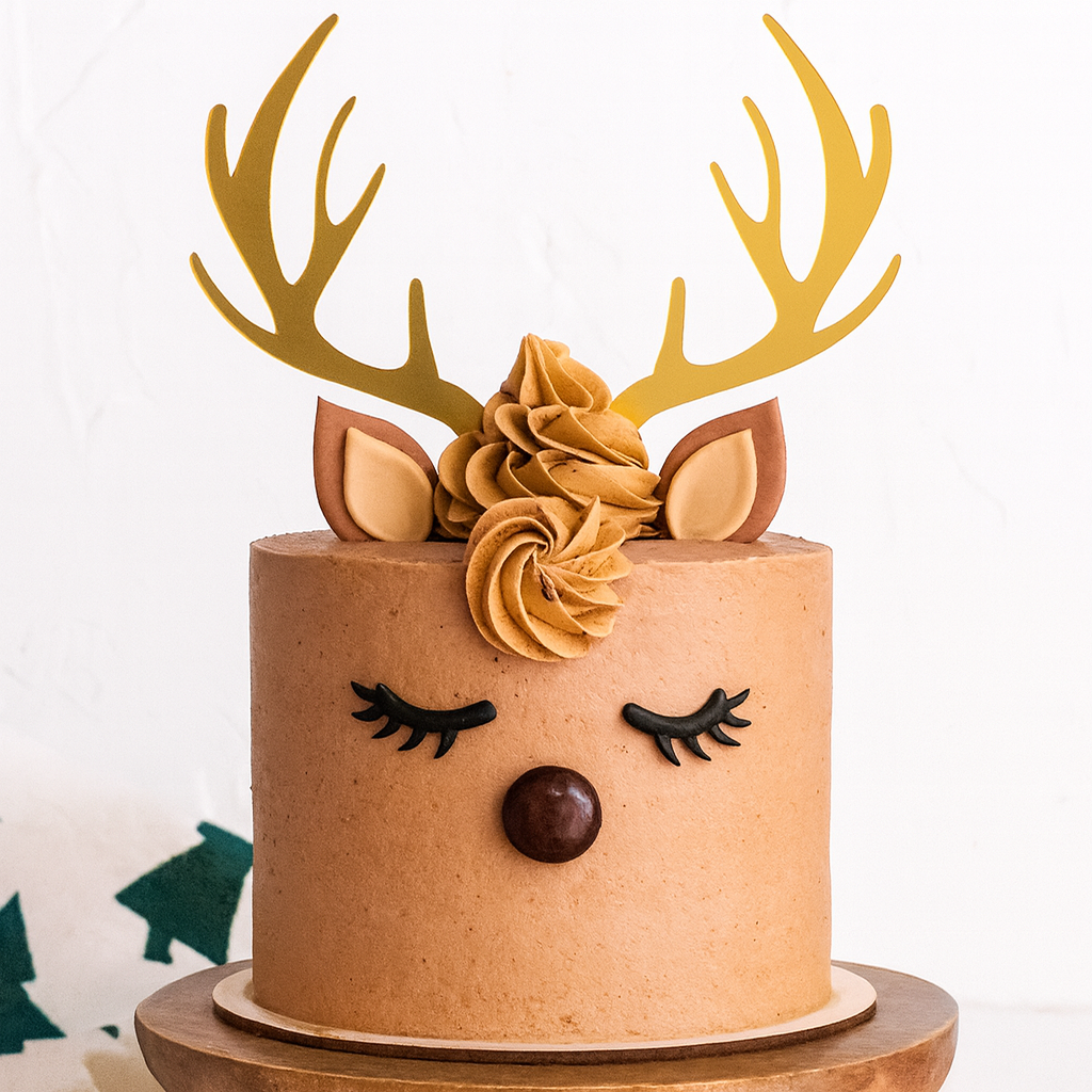 Caketopper Cuernos de Reno