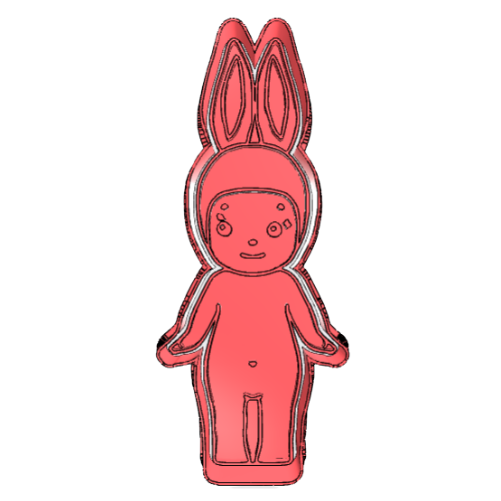 Cortador con Sello Sony Angel Conejo