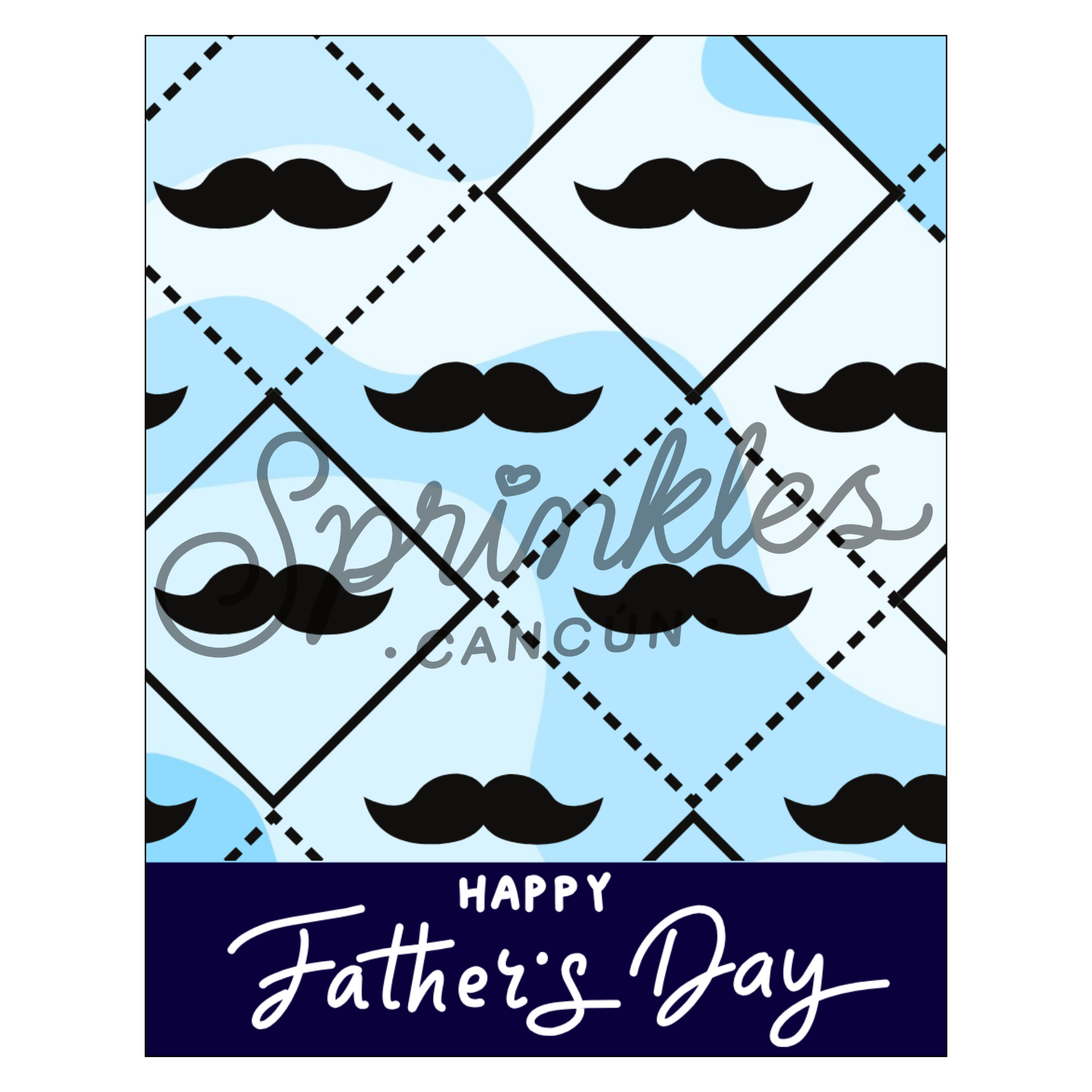 Cookie Card "Happy Father´s Day" Imagen PNG