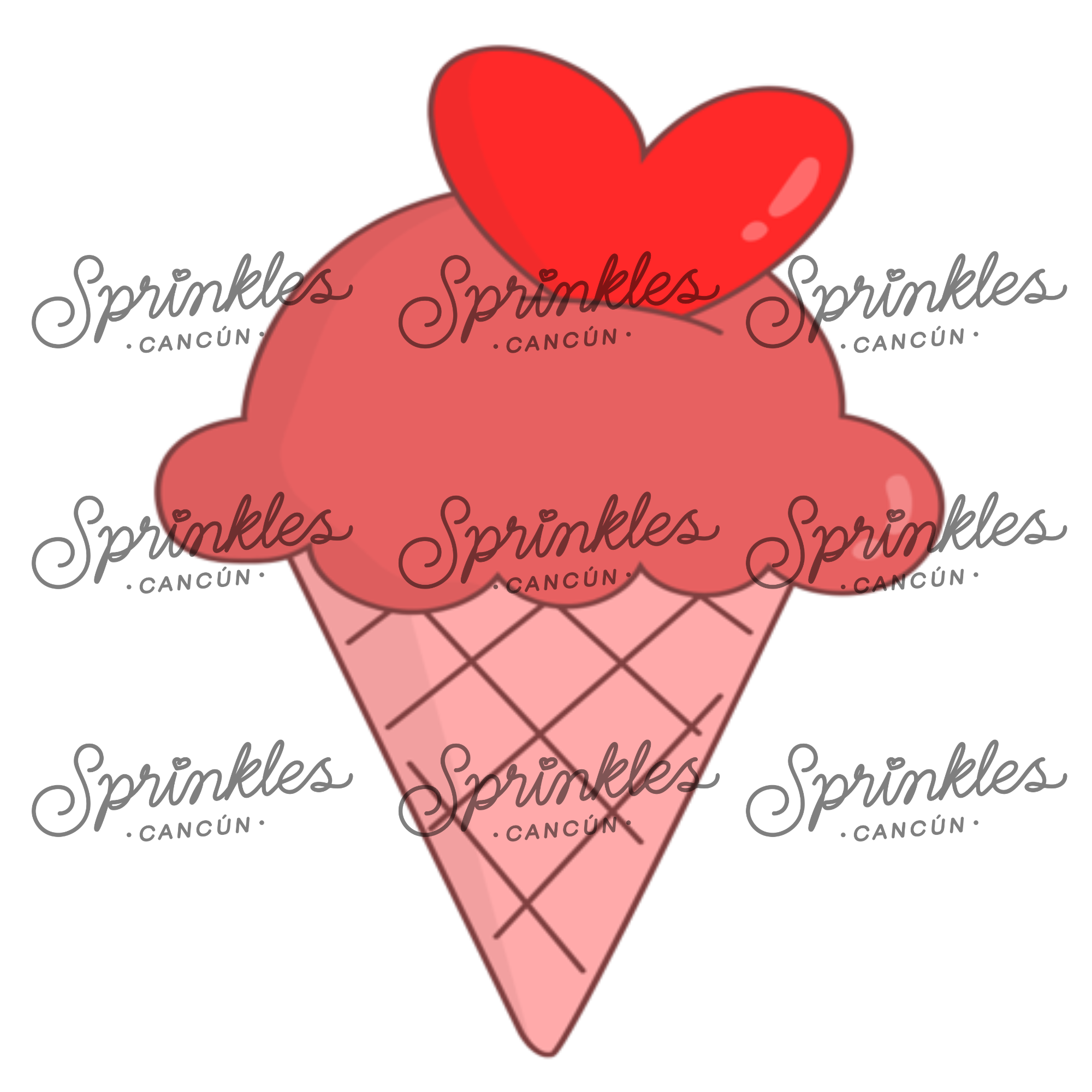 Cortador Helado Sabor Dulce Amor