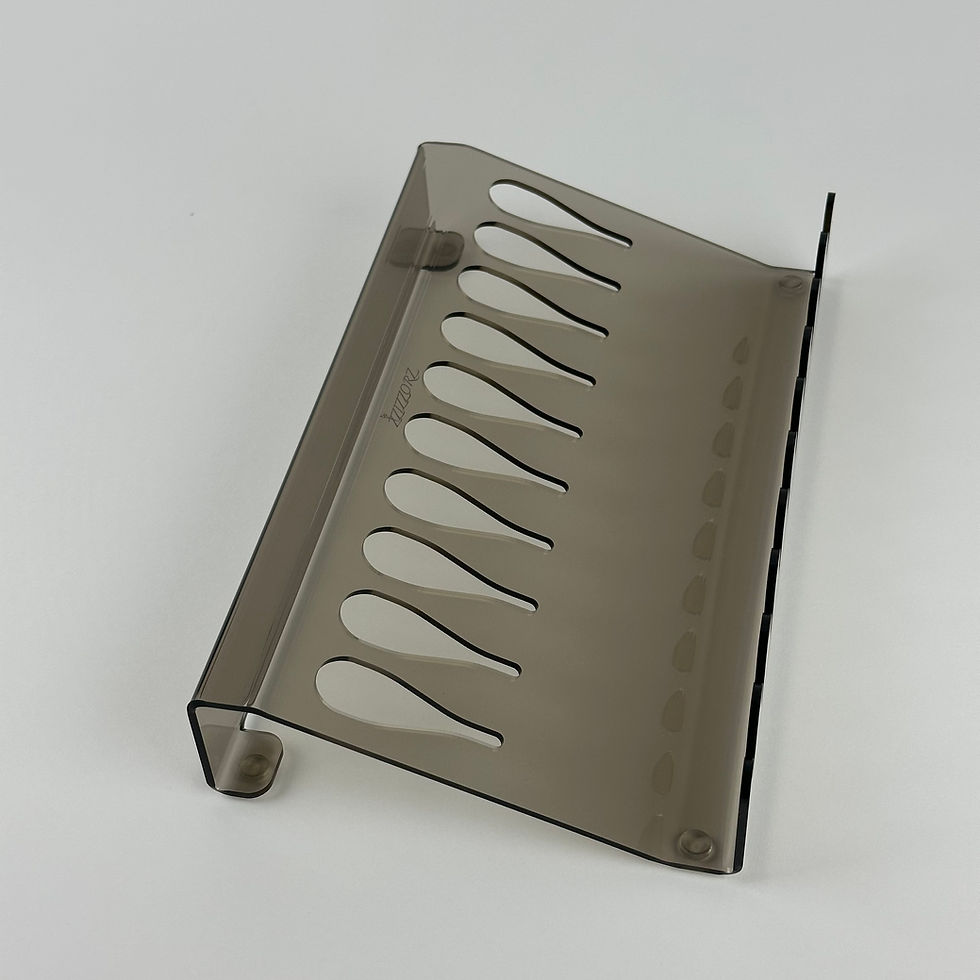 SCISSORS HOLDER 10 DRAWER OR TABLE BRONZE