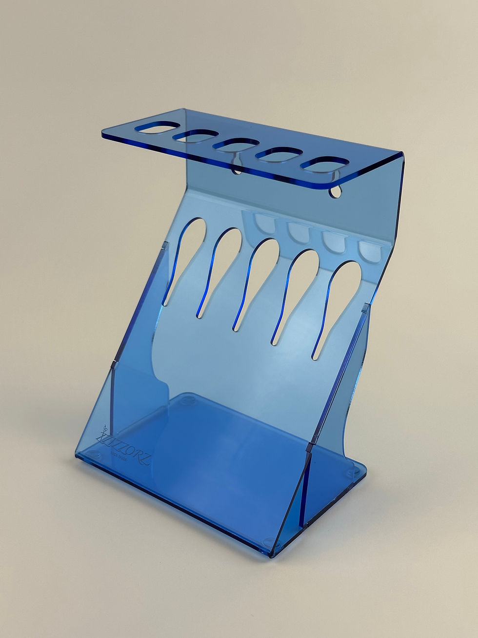 Thumbnail: Scissors Shears Holder Organizer 5 Blue for Wall or Table top
