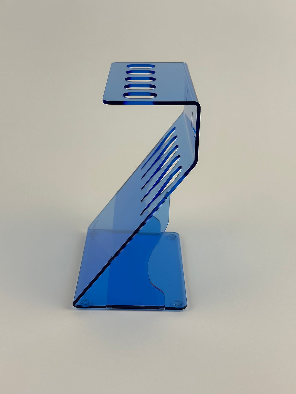 Thumbnail: Scissors Shears Holder Organizer 5 Blue for Wall or Table top