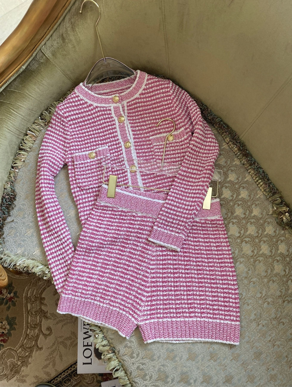 Thumbnail: Knit Two-Piece Set