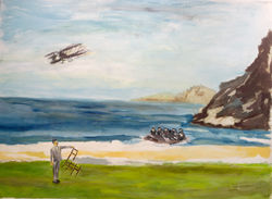 277  O outro dia. Técnica mista sobre canvas. 1,38mx1,88m 2015 