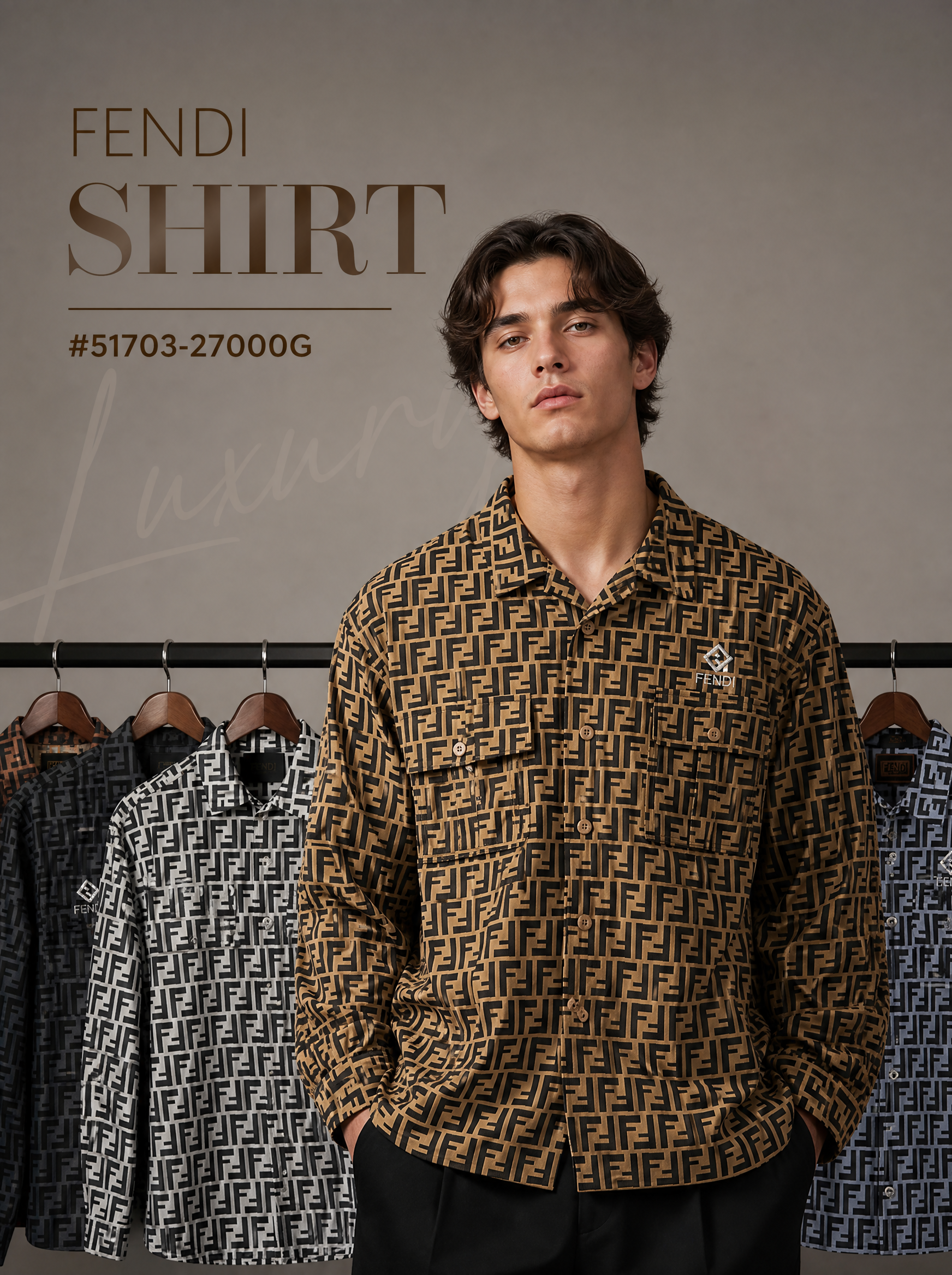 FENDI MEN LONG SHIRT