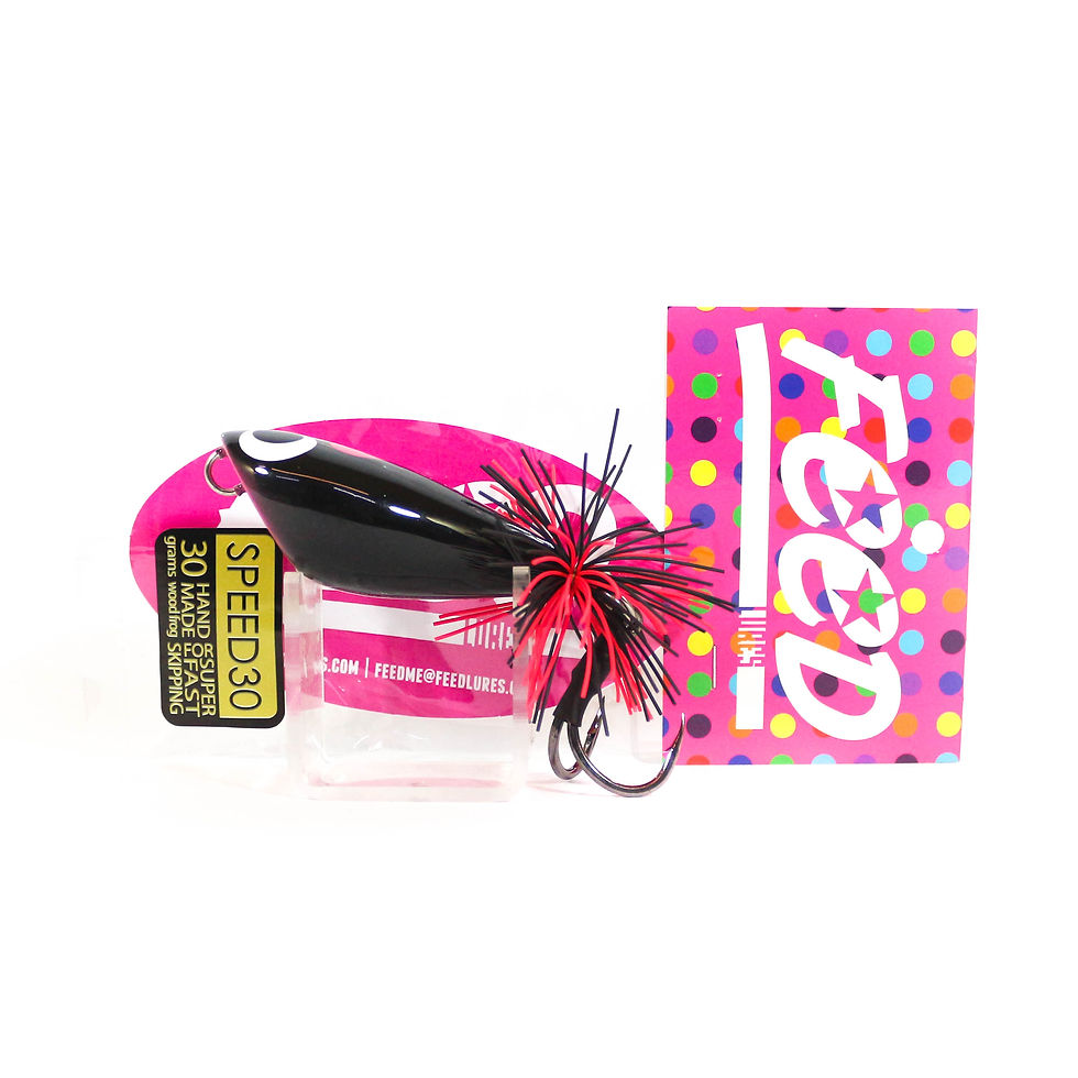 Feed Lures Speed 30 Hand Made Wood Frog Floating Lure 30 grams 100 (1100)