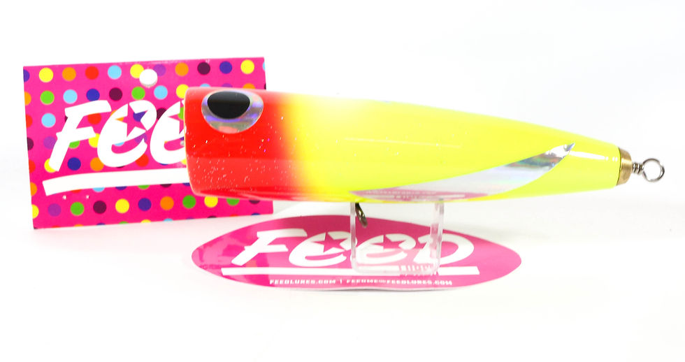 Feed Lures Cone 70 Hand Made Wood Popper Floating Lure 70 grams 35 (5035)