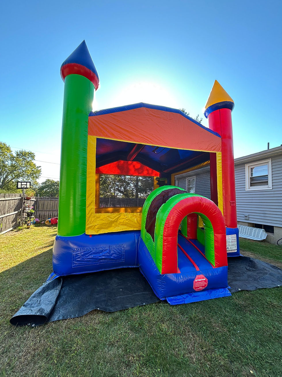 Thumbnail: 14x14 Rainbow Castle Bounce House