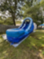 Thumbnail: 12' Blue Wave Inflatable Water Slide