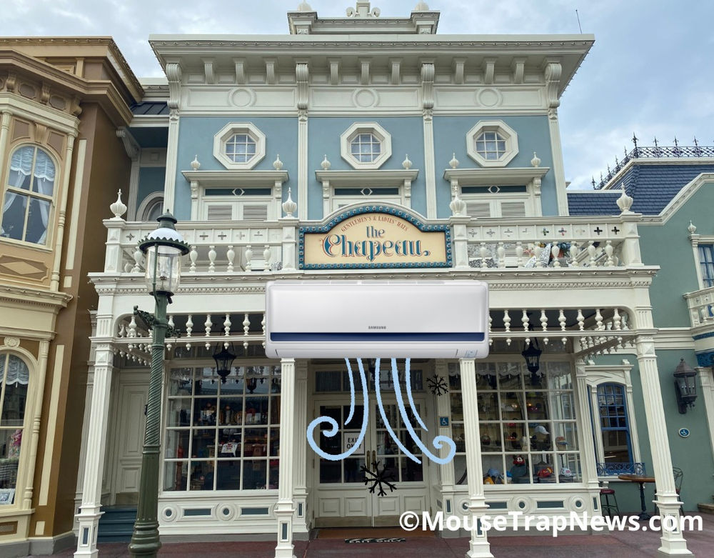 Disney World Outdoor Air Conditioning Being Installed