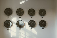 Historic clock display inside The Pumping House wedding venue