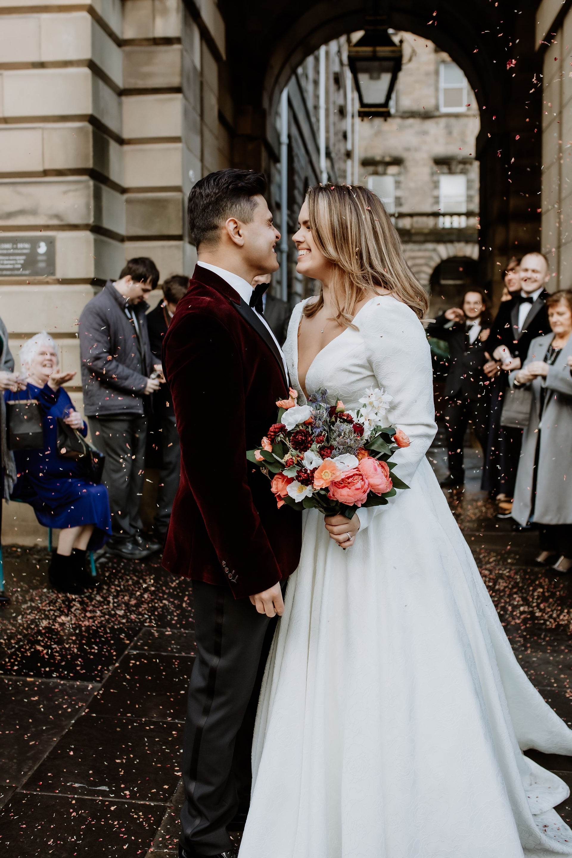 Edinburgh Elopement Confetti throw
