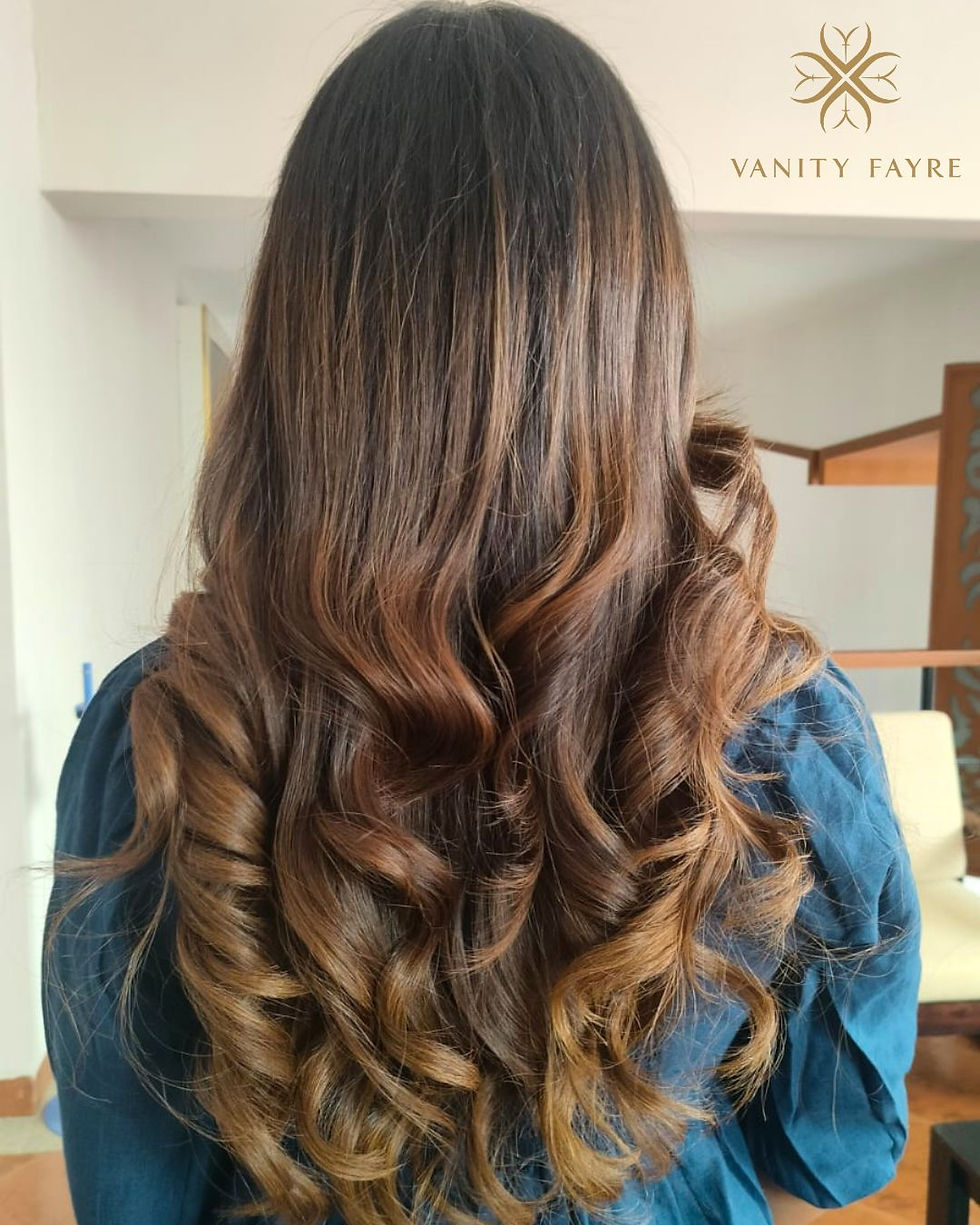 After Hair Blow dry setting