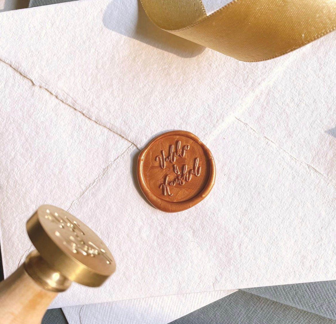 Customised Brass Wax Stamp